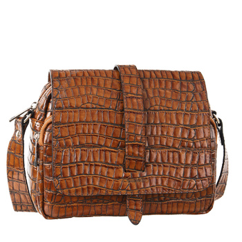 Listonoszka skórzana Canaletto z krokodylim wzorem - elegancja i styl