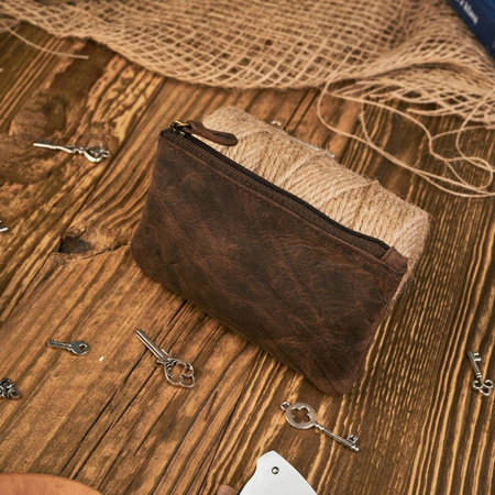 Zestaw prezentowy ZUP-37-BR portfel damski skórzany T-05 etui T-51