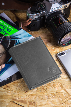 Portfel męski OPTIMAL szary