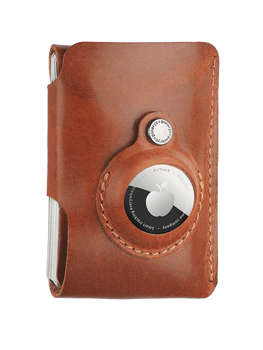 Portfel HOBBY for AirTag koniak