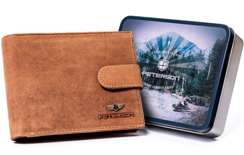 Portfel poziomy RFID Protect - Klasyka skórzana od Peterson