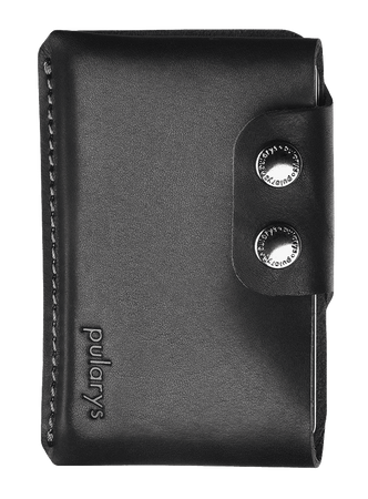 Portfel HOBBY wykonany ze skory Nomad czarny