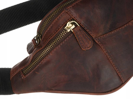 Nerka męska skórzana na biodra Peterson - elegancka i praktyczna