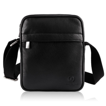 Torba męska skórzana saszetka na ramię Paolo Peruzzi T-75-BL