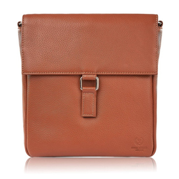 Listonoszka skórzana damska koniakowa Paolo Peruzzi T-125-LBR