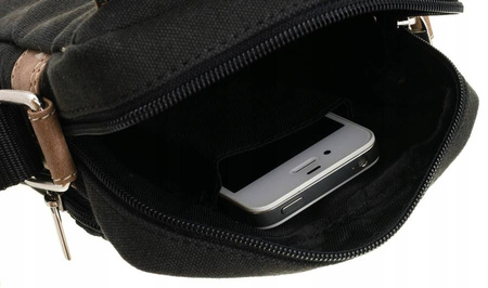 Torba skórzana męska na ramię - Always Wild, minimalistyczna