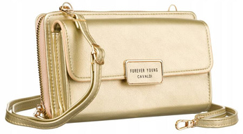 Mini torebka-portfel na długim, doczepianym pasku - 4U Cavaldi