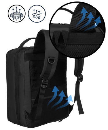 Plecak biznesowy podróżny Peterson - elegancja i funkcjonalność w jednym