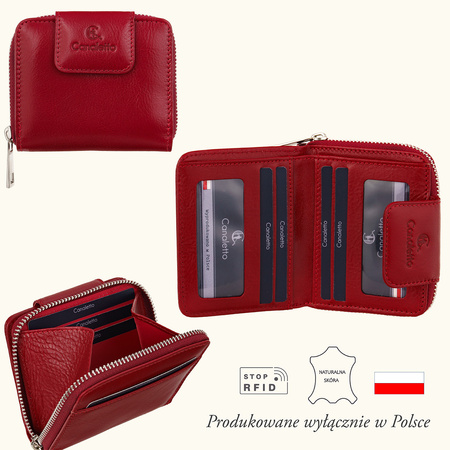 Portfel Canaletto z naturalnej skóry – elegancja i funkcjonalność