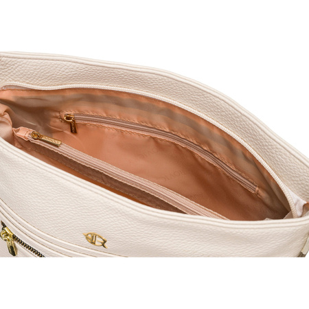Minimalistyczna listonoszka crossbody z kieszeniami - Rovicky