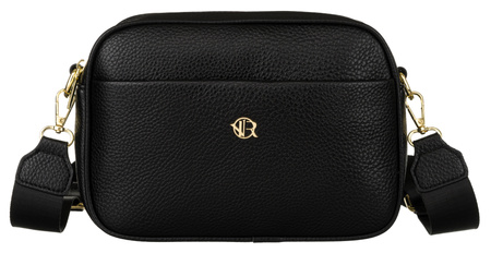 Listonoszka damska czarna z regulowanym paskiem - Rovicky