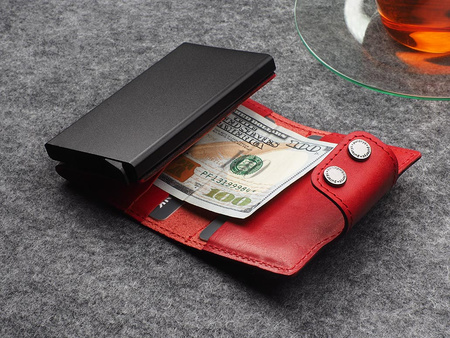 Portfel DOPPIO Max czerwony