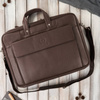 Torba męska skórzana na laptopa Paolo Peruzzi E-25-BR brązowa