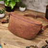 Saszetka damska skórzana vintage Paolo Peruzzi T-36-LB jasnobrązowa