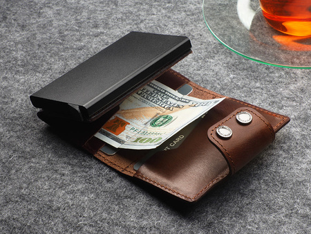 Portfel DOPPIO Max brązowy