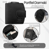 Portfel damski skórzany may czarny RFID Paolo Peruzii AL-24-BL