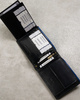 Portfel męski skórzany N992-RVT Black+Navy