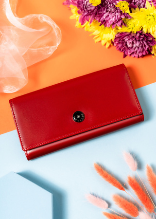 Portfel damski skórzany Peterson z RFID - Elegancja w codziennym stylu