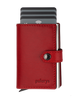 Portfel EASY WALLET wykonany z garbowanej skóry Nomad czerwony