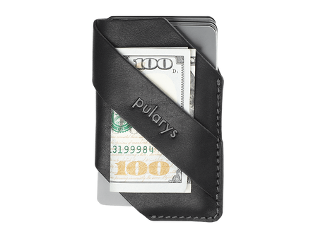 Portfel NAMIB wykonany z roślinnie garbowanej skóry Nomad czarny