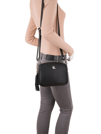 Listonoszka Canaletto z groszkowanej skóry - elegancja na co dzień