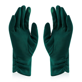 Damskie rękawiczki SUEDE zielony