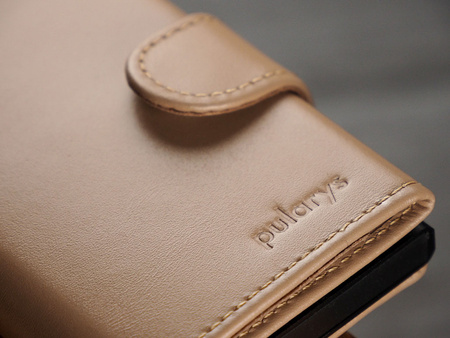 Portfel SOHO Zip wykonany z delikatnej, ekskluzywnej skóry Italia beżowy