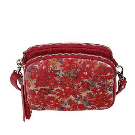 Torebka skórzana BajuBaj z frędzlami - kolorowa elegancja TD835s132