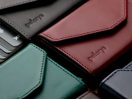 Portfel PORTER Go wykonany z miękkiej w dotyku skóry Italia zielony