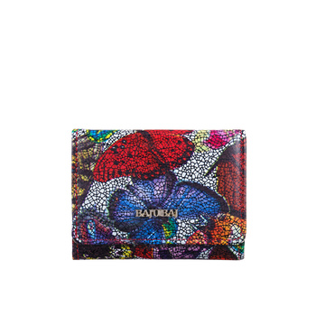 Portfel damski BajuBaj z kolorowej skóry naturalnej - bezpieczeństwo RFID