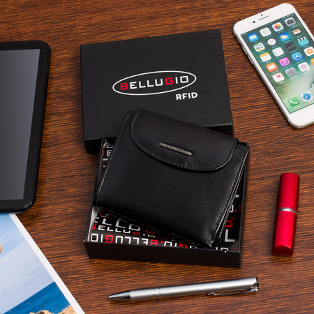 Portfel damski mały Bellugio - czarny