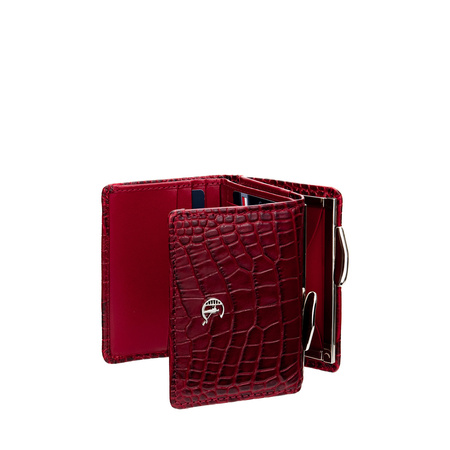 Portfel skórzany Canaletto z krokodylim wzorem i RFID – elegancja w dłoni