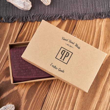 Elegancki różowy portfel skórzany Paolo Peruzzi z ochroną RFID