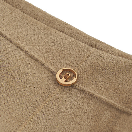 Damskie rękawiczki SUEDE bezowy