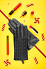 Rękawiczki damskie GLAM ROCK iTOUCH czarny s