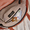 Torba damska na ramię shopper dua wegaska materiaowa pojemna pomaraczowa Paolo Peruzzi E-17-RU