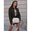 Torebka listonoszka crossbody z kieszeniami na suwak - Rovicky-