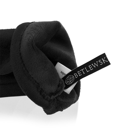 Damskie rękawiczki SUEDE czarny