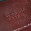 Portfel damski skóra nubuk Wild Tiger - ciemnoczerwony