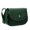 Torebka skórzana Canaletto – elegancka listonoszka w zielonym kolorze