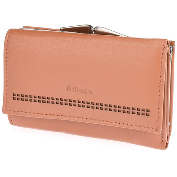 Poręczny portfel damski w wyrazistych kolorach - wielbłądzi