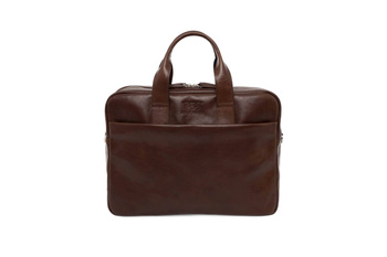 Skórzana teczka biznesowa - Nonconformist Sharp2 Bag brown