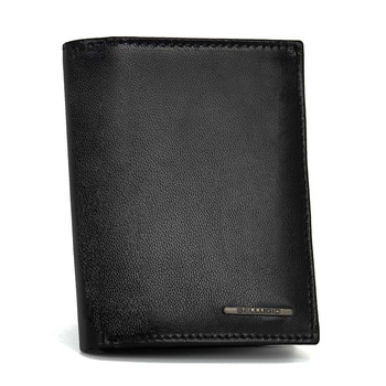 Duży portfel portfel męski skórzany Bellugio - czekoladowy brąz