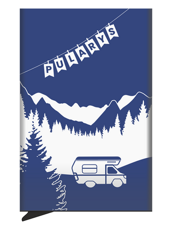 Etui na karty kredytowe RFID ZEN "I'D RATHER BE CAMPING"