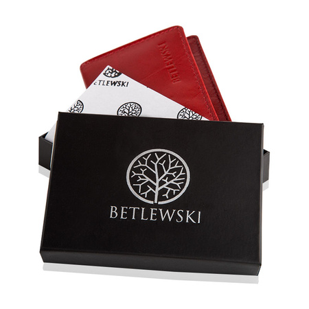 Etui na karty BIZNES czerwony