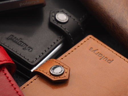 Portfel EASY WALLET wykonany z garbowanej skóry Nomad koniak