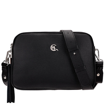 Listonoszka Canaletto - elegancka skóra groszkowana, modny dodatek