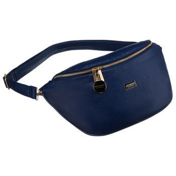 Nerka damska Peterson - granatowa, stylowa saszetka crossbody