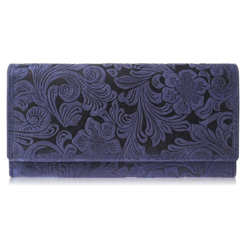 Portfel damski skórzany vintage Paolo Peruzzi T-25-DB