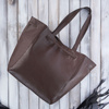 Torba shopper skórzana brązowa Paolo Peruzzi IN-64-BR na ramię